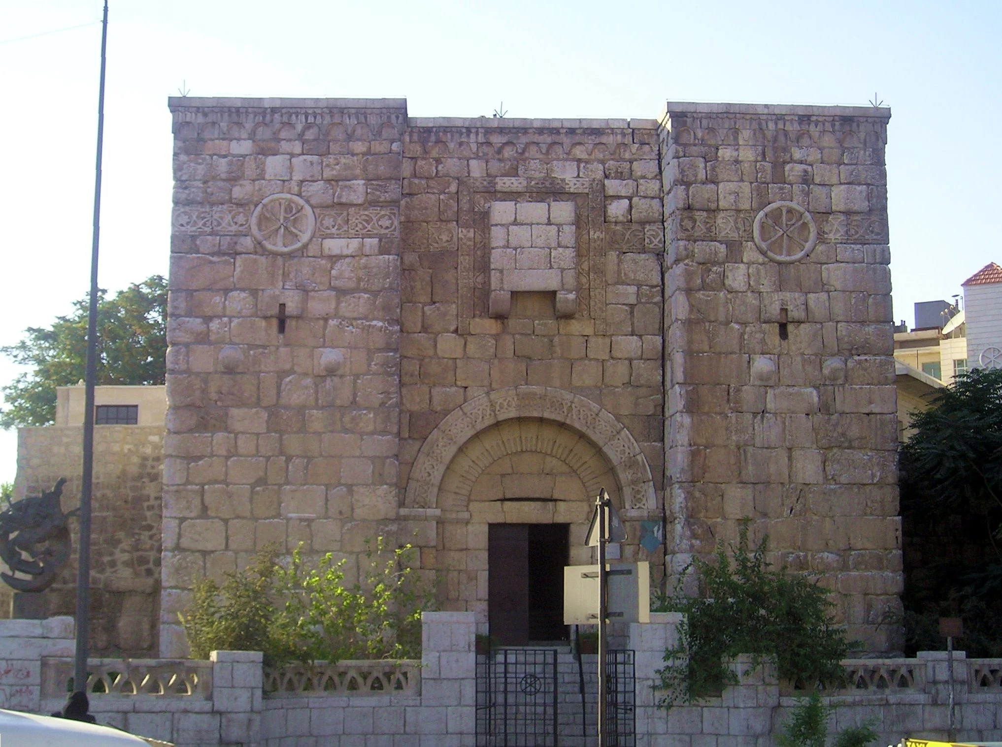 Kisan Gate, one of the ancient gates of Damascus, a city taken during the Muslim conquest of Syria in which Khawla bint al-Azwar fought